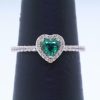 BS9001 ARGENT S925 COEUR DISPO EN PLUSIEURS COLORIS – Image 2