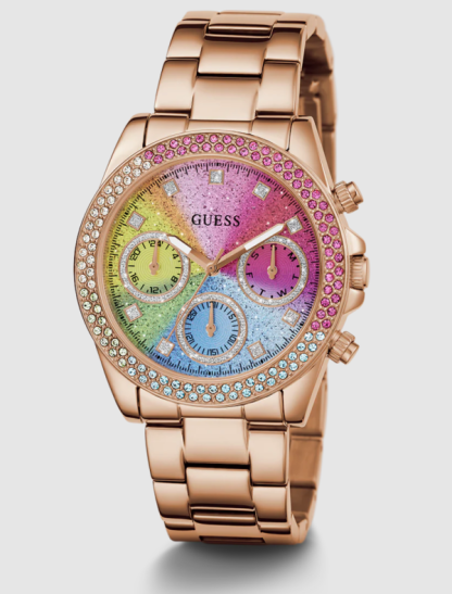 Guess Sol Rose Gold Tone Ladies Watch - GW0483L3 -