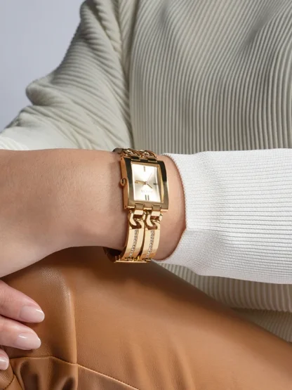 GUESS Ladies Gold Tone Analog Watch, GW0668L2 – Image 5
