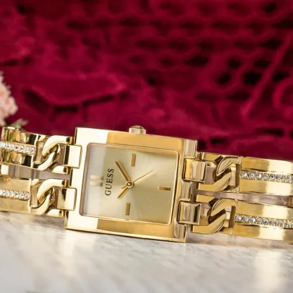 GUESS Ladies Gold Tone Analog Watch, GW0668L2 – Image 3
