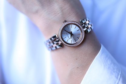 Montre Mini Michael kors Pour Femme argenté, rose gold, MK3298 – Image 3